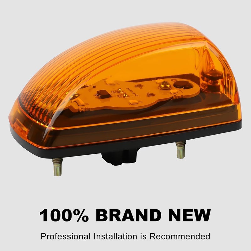 TINWID1919 5 PCS LED Cab Roof Clearance MarkerLight Front Top Amber Lamps Fit for Freightliner M2 106 112 Business Class A06-40578-000 - Image 4